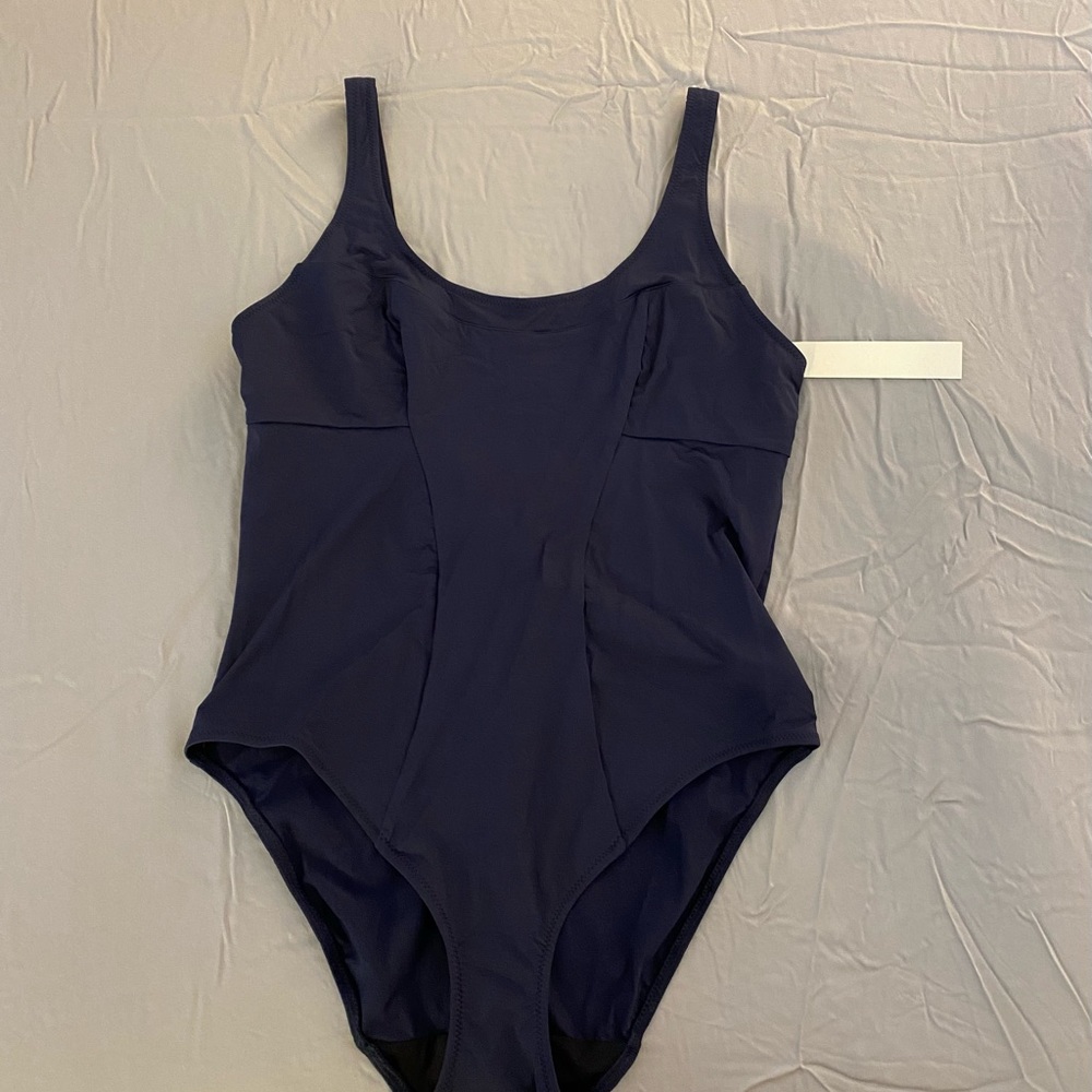 FORTNIGHT swimwear NAVY BLUE Maillot one piece- XL